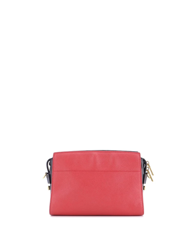 Pre-Owned Prada Bibliotheque Crossbody Saffiano Leather