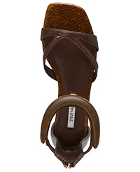 Steve Madden Women's Olivia Embellished Bangle Full Zip Flat Sandals