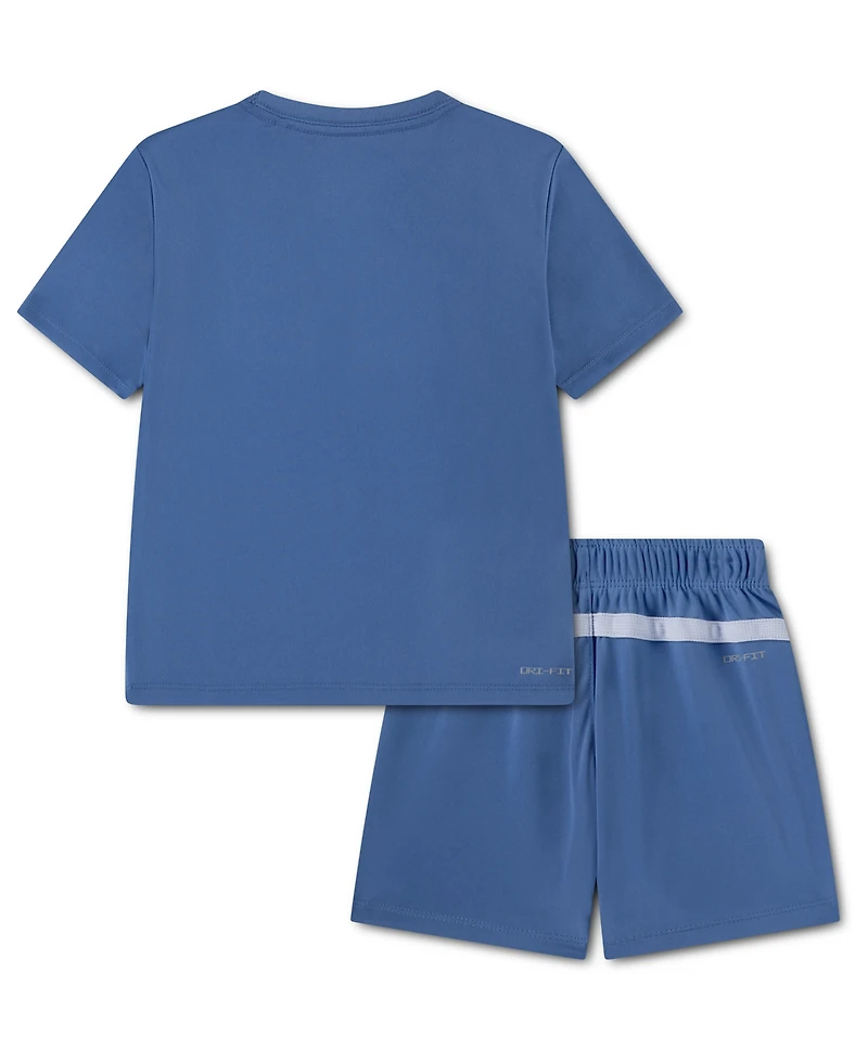Nike Toddler Boys' 2T-4T Short-Sleeve T-Shirt and Shorts, 2-Piece Set