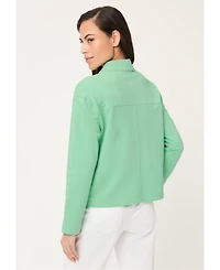 Olsen Women's Mixed Media Jacket