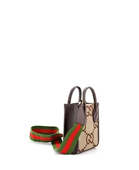 Pre-Owned Gucci Mini Vertical Tote Jumbo Gg Canvas