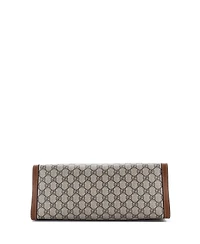 Pre-Owned Gucci Medium Padlock Chain Tote Gg Coated Canvas with Leather