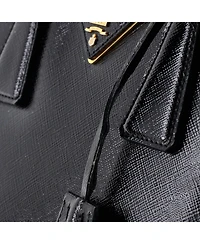 Pre-Owned Prada Small Promenade Bag Vernice Saffiano Leather