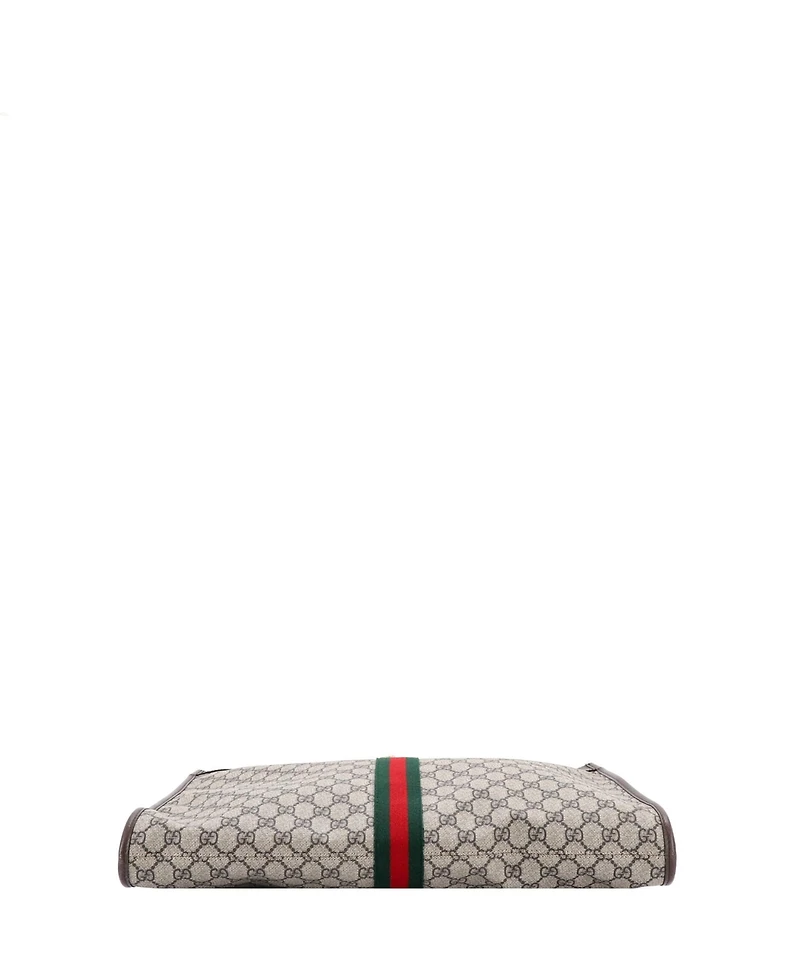 Pre-Owned Gucci Large Rajah Chain Tote Gg Coated Canvas