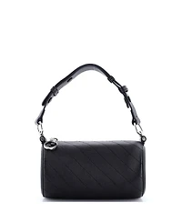 Pre-Owned Gucci Mini Blondie Shoulder Bag Diagonal Quilted Leather