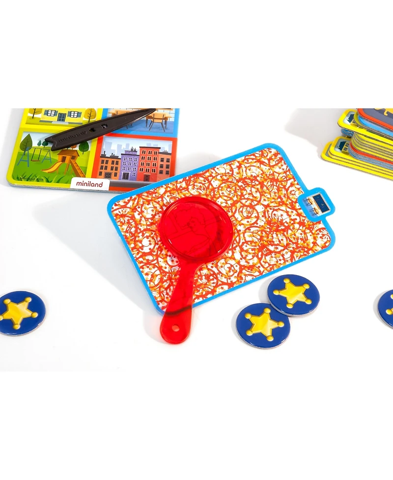 Miniland Emotions Detective - Learning, Playset for Kids, Sel, Mistery Game, Explore