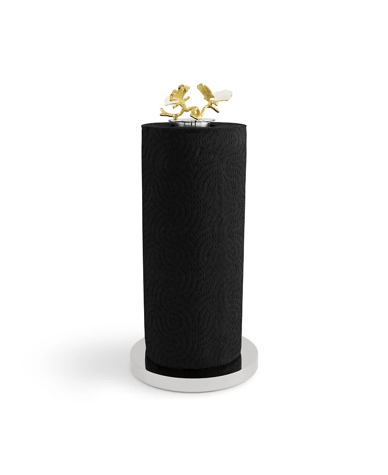 Michael Aram Butterfly Ginkgo Gold-Tone Paper Towel Holder