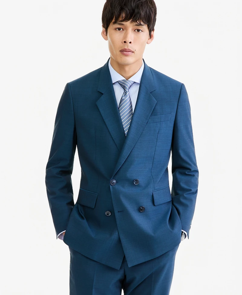 Hugo by Boss Men's Modern-Fit Double-Breasted Suit Jacket