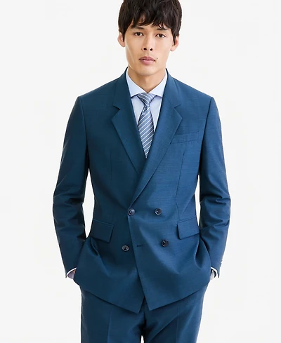 Hugo by Boss Men's Modern-Fit Double-Breasted Suit Jacket
