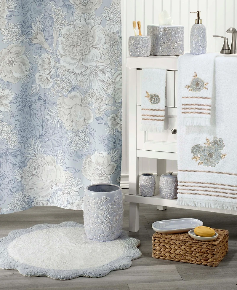 Nicole Miller Camille Decorative Shower Curtain, 72" x 72"