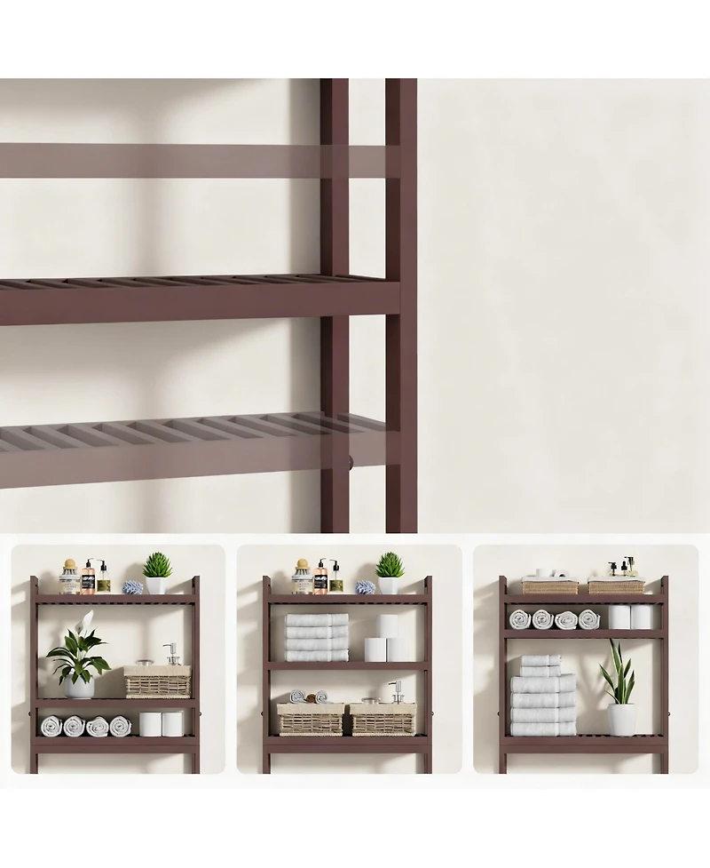 Yigii Over Toilet Storage Rack Adjustable Shelf