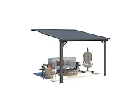 Aecojoy 10x10 Outdoor Hardtop Gazebo Adjustable Height (6.5-9.8Ft) Pergola for Patio