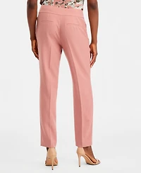 Kasper Women's Fly-Front Slim Pants