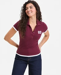 Ultra Flirt Juniors' Layered-Look Polo Shirt
