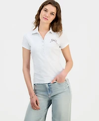 Ultra Flirt Juniors' Layered-Look Polo Shirt