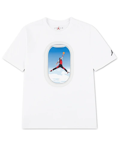 Jordan Boys' 8-20 Plane Window Short-Sleeve T-Shirt