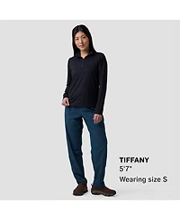 Backcountry Women's Destination Zip Pullover Long Sleeve Performance Tops