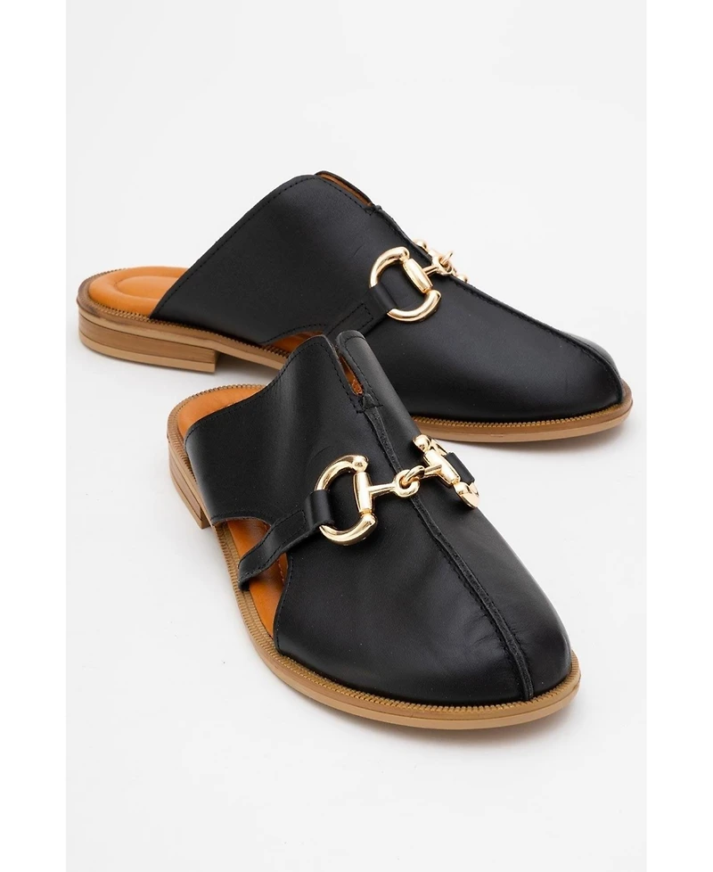 Forever and Always Shoes Women's Favor Leather Clogs