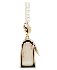 Betsey Johnson Cultivated Pearl Strap Small Shoulder Handbag