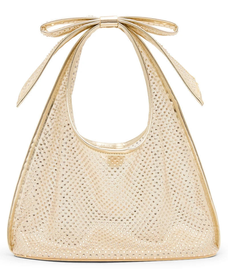 Betsey Johnson Bow Small Mesh Tote Handbag