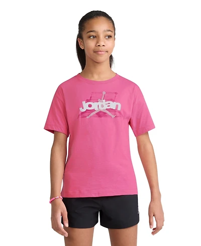 Jordan Girls' 7-16 Bow Short-Sleeve T-Shirt