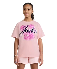 Jordan Girls' 7-16 Floral Flight T-Shirt
