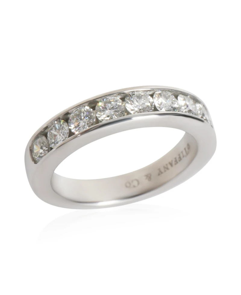 Pre-Owned Tiffany & Co Platinum Diamond Channel Set Band