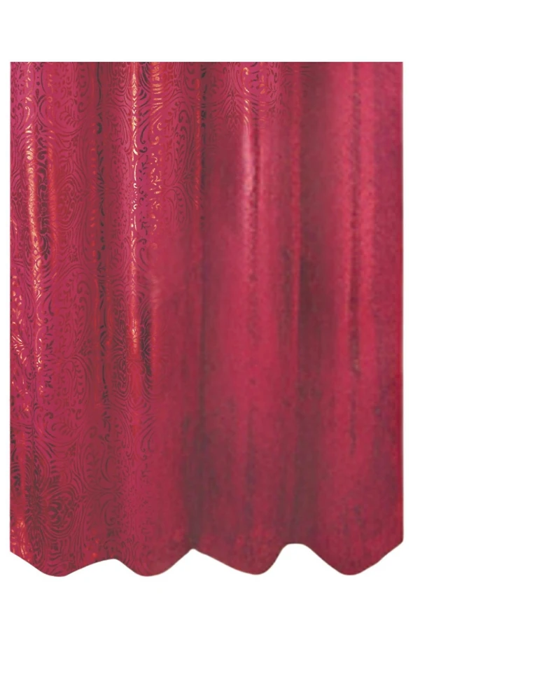 Rt Designers Collection Helena Halo Foil Blackout Polyester Window Curtain Grommet Panel 52" x 84