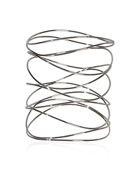 Pre-Owned Tiffany & Co White Gold Elsa Peretti 9 Row Wave Bracelet