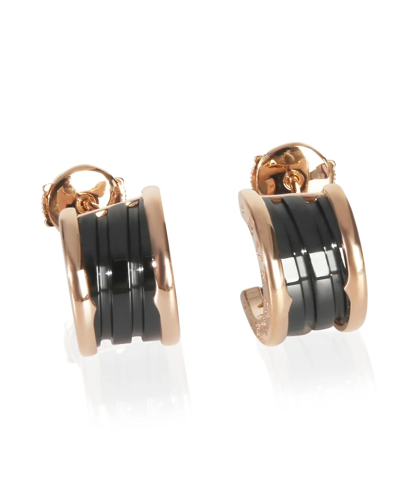 Pre-Owned Bvlgari Rose Gold B.zero1 Hoop Earrings