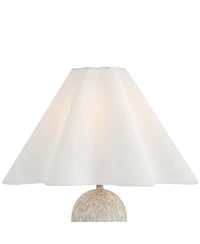 360 Lighting Demi 17 3/4" High Marbleized Metal Accent Table Lamp with Dimmer
