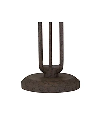 Franklin Iron Works 26.5" Tall Rustic Industrial Table Lamp with Usb Dimmer
