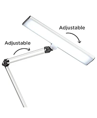 360 Lighting Flynn 25" High Modern Desk Lamps Set of 2 Usb Port Adjustable Led Metal Home Office Living Room Charging