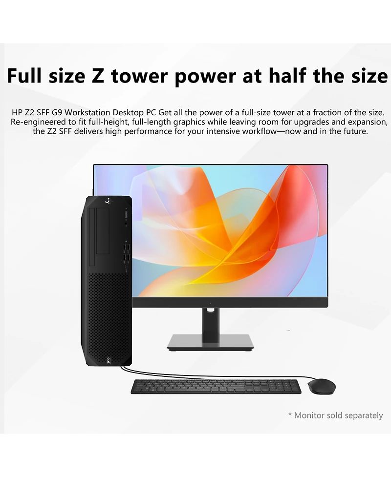 Hp Z2 Workstation Desktop Intel Core i7 64GB Ram Intel Uhd Graphics 4TB Ssd Storage Windows 11 Pro