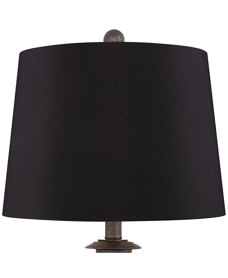 Franklin Iron Works Horace 25.25" Tall Rustic Table Lamps