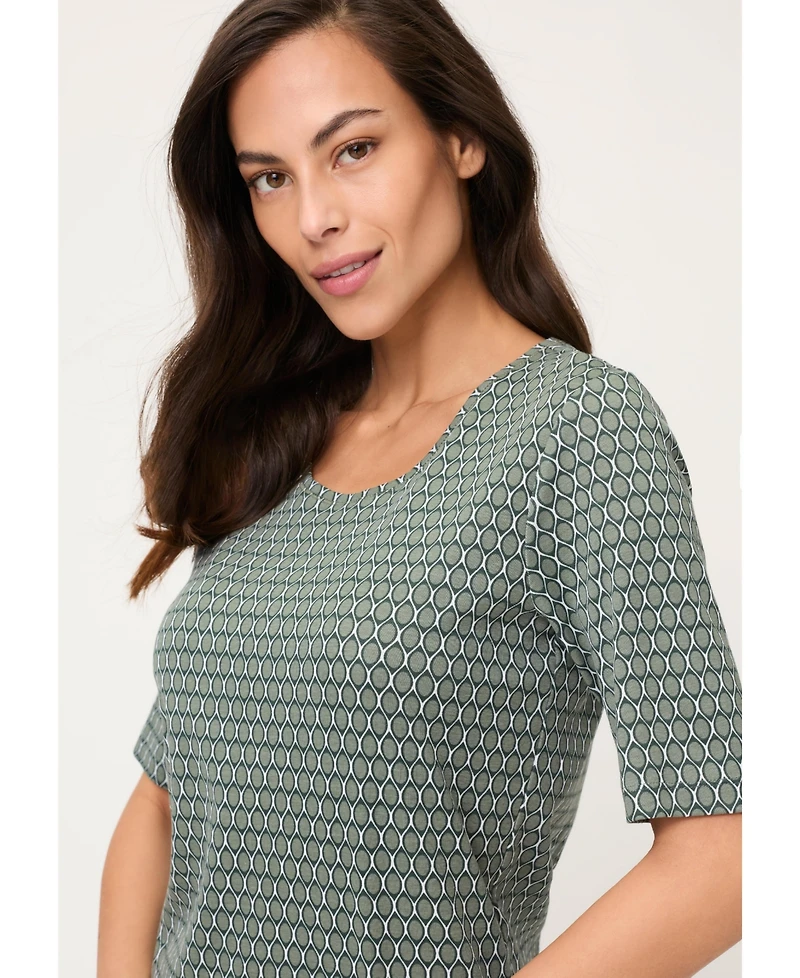 Olsen Women's Geo Print T-Shirt