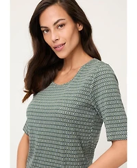 Olsen Women's Geo Print T-Shirt