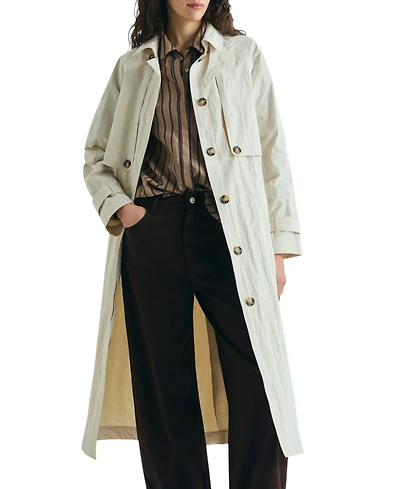 Scalpers Women's Lightweight Multi-Position Trench Coat