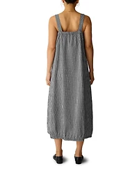 Eileen Fisher Women's Sleeveless Square Neck Lantern Dress