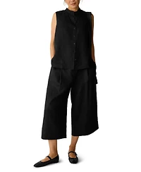 Eileen Fisher Women's High-Waist Wide-Leg Pants