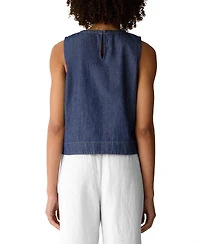 Eileen Fisher Women's Sleeveless Round Neck Top