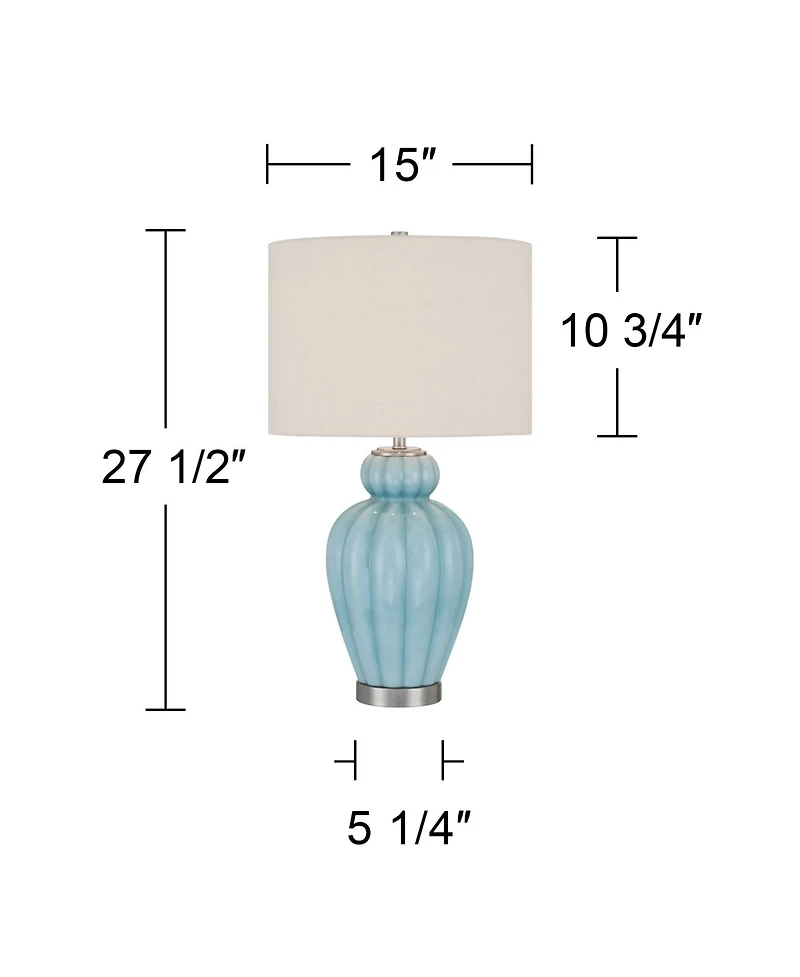 360 Lighting Leros 27 1/2" High Glass Gourd Table Lamp