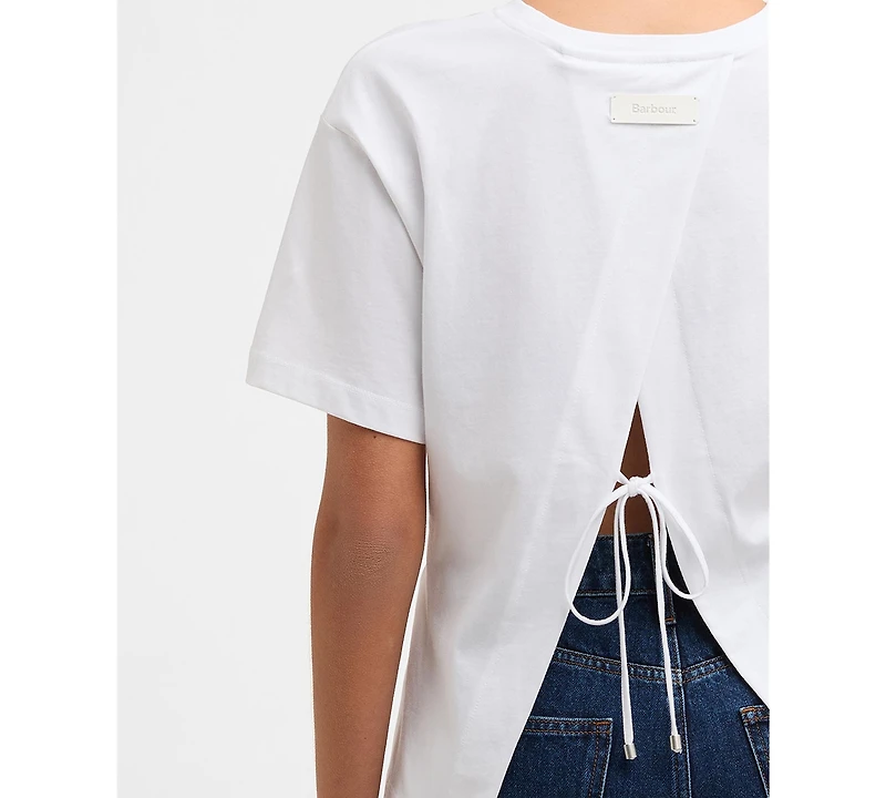 Barbour Women's Liza Short-Sleeve Cotton T-Shirt