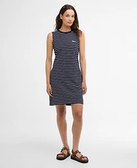 Barbour Women's Hartland Striped Crewneck Mini Dress