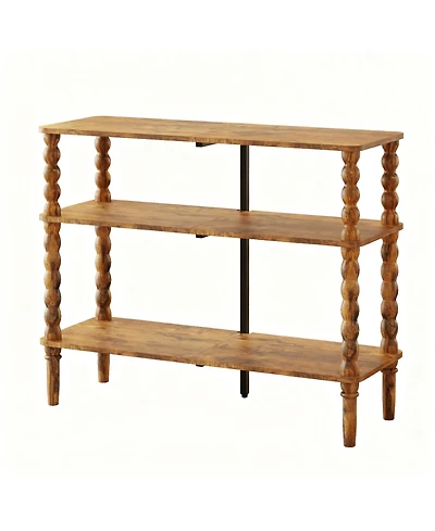 Yigii Shoe Rack 3 Tier Solid Wood Organizer Closet Entryway Stackable