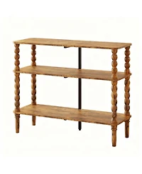 Yigii Shoe Rack 3 Tier Solid Wood Organizer Closet Entryway Stackable