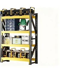 Yigii Garage Shelving Heavy Duty Adjustable Metal Storage Shelf Warehouse Basement Workshop