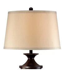 John Timberland Traditional Table Lamps 33" Tall Set of 2 with Nightlight Lantern Brushed Iron Cage