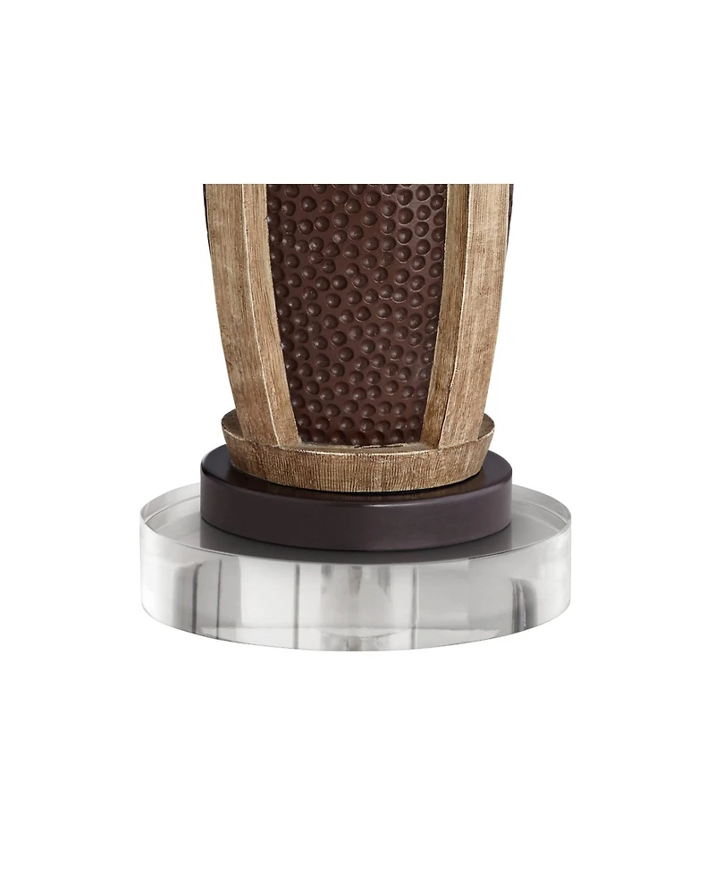 John Timberland Parker Industrial Table Lamps Set of 2 with Round Risers 30" Tall