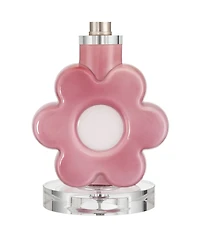 360 Lighting Stuart High Glass Flower Accent Table Lamp